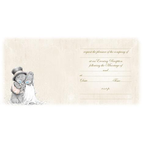 Me to You Bear Wedding Evening Invitations Pack of 6 Extra Image 1